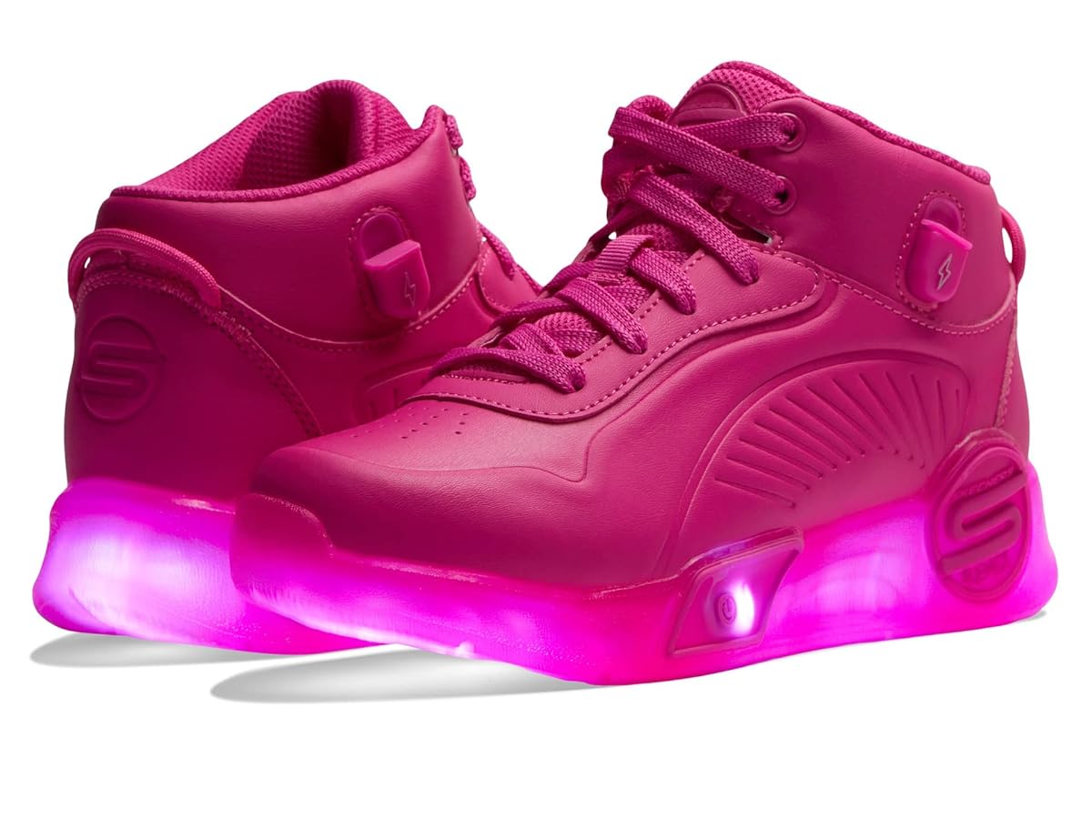 Amazon.com | Skechers Kids Girls S-Lights Remix Sneaker, Hot
